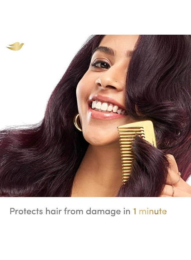 Dove Intense Repair 1-min Conditioner with Bio-Protein Care and Ceramide for damaged and frizzy hair, for upto 72 hours^ of effortlessly detangled, damage protected hair | 175ml. - Image 4